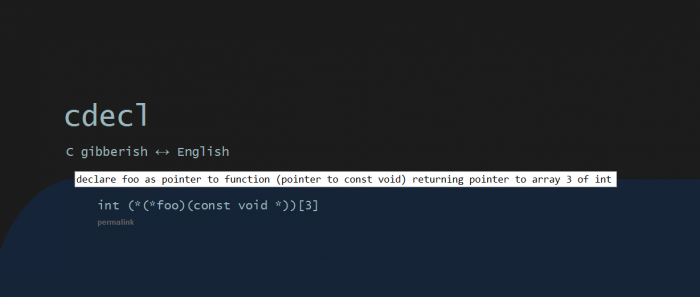 cdecl screenshot cdecl screenshot