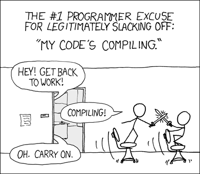 xkcd: Compiling xkcd: Compiling