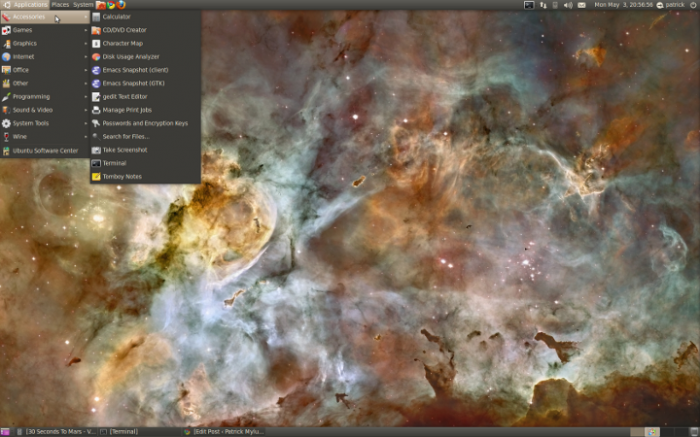 Ubuntu Linux 10.04 Lucid Lynx screenshot