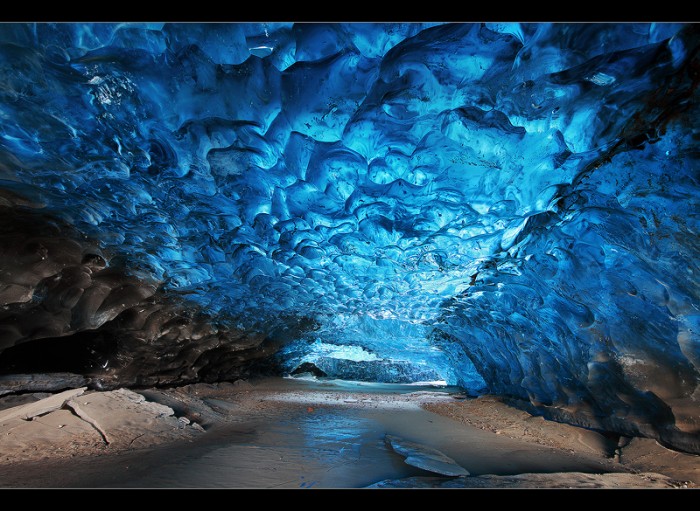 Ice cave in Iceland